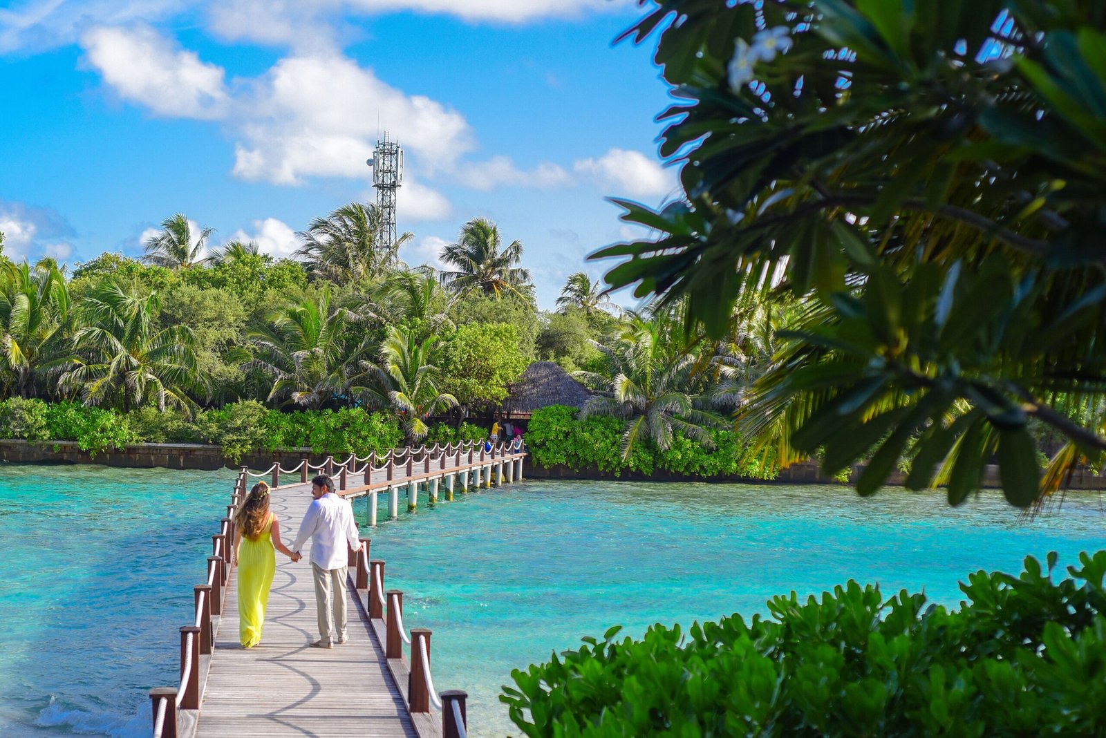 Romantic luxury honeymoon destination