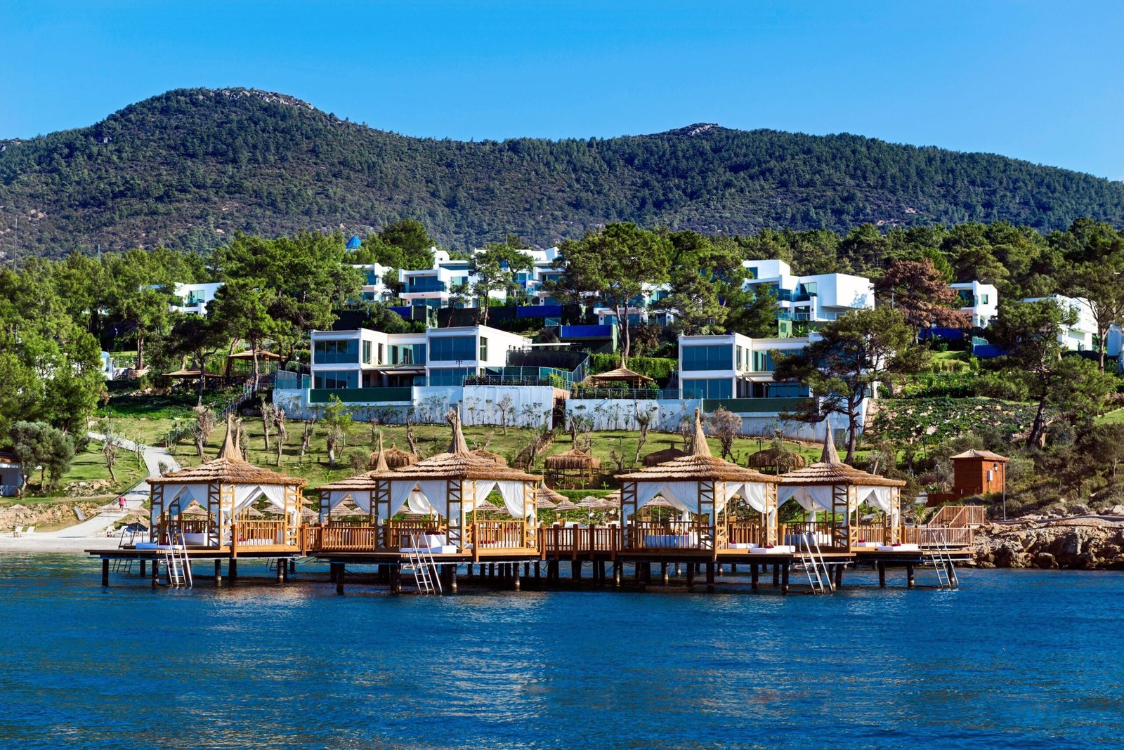 Luxury hotel in a scenic destination